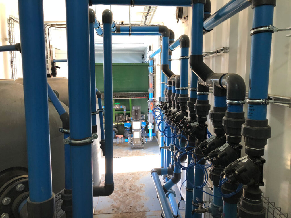 Inyati Construction piping system